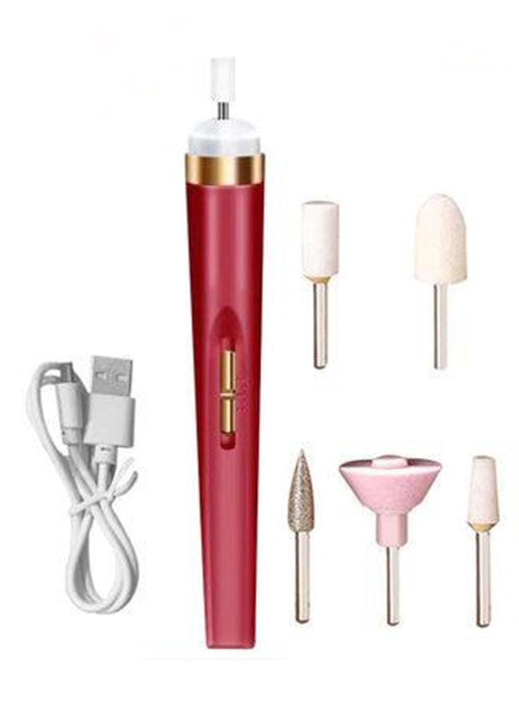 Фрезер портативный Flawless для маникюра и педикюра Nail Polisher М2 Красный (26089)