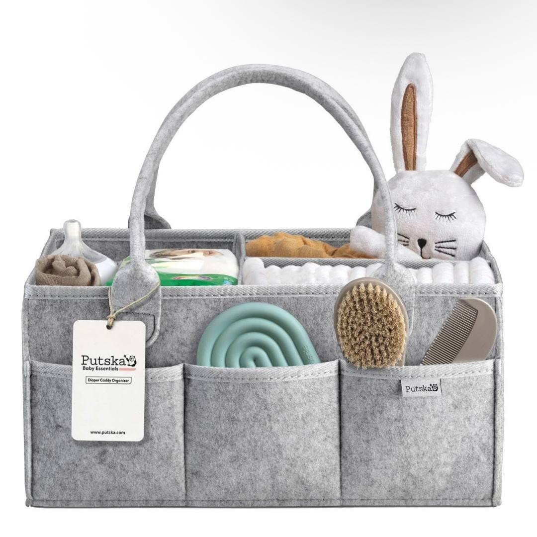 Органайзер для подгузников Bodasan фетровый съемные перегородки и наружные карманы Серый (RN50) Органайзер для подгузников Bodasan фетровый съемные перегородки и наружные карманы Серый (RN50)
