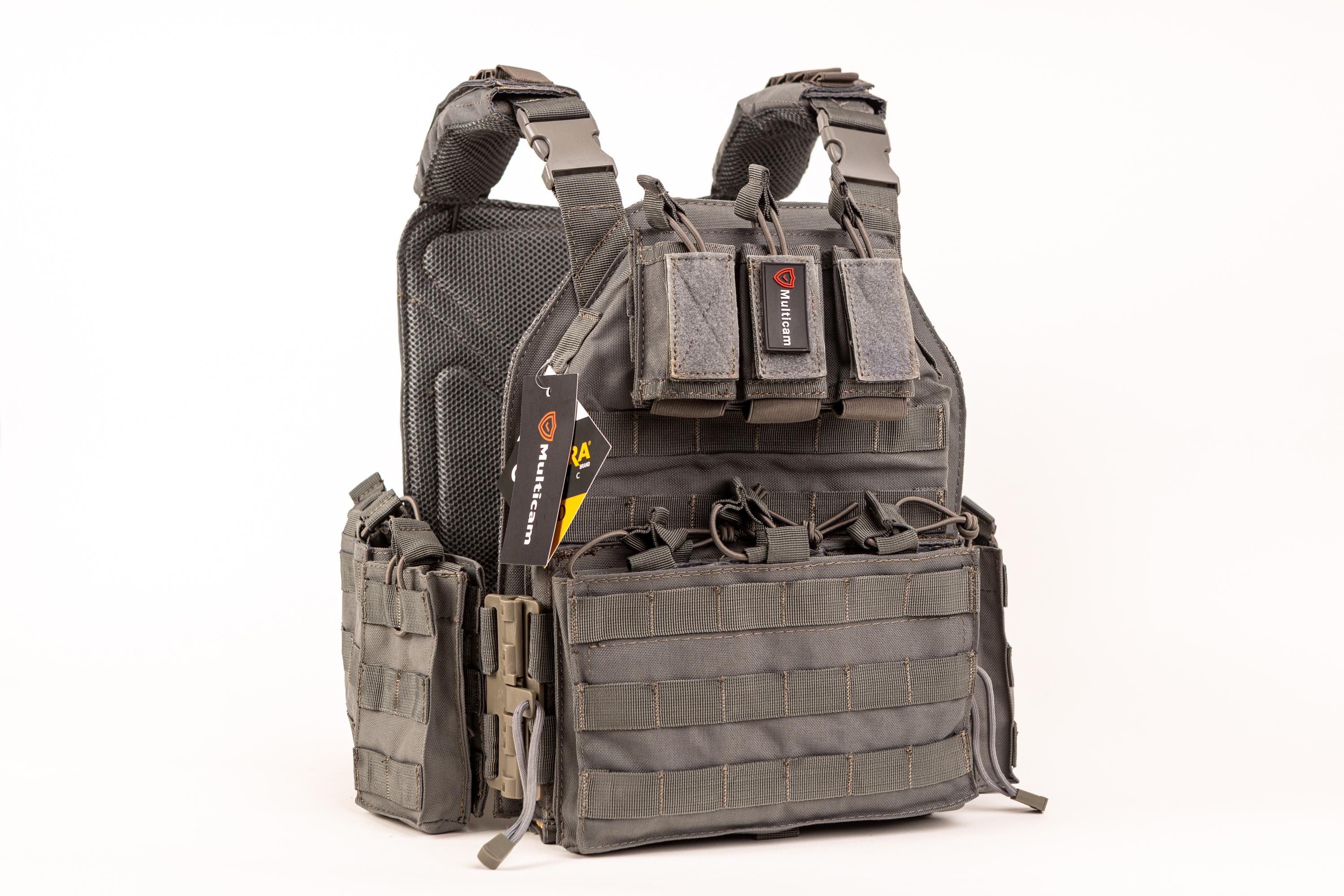 Плитоноска Multicam X350 MOLLE Cordura 1000D Сірий (10070013)