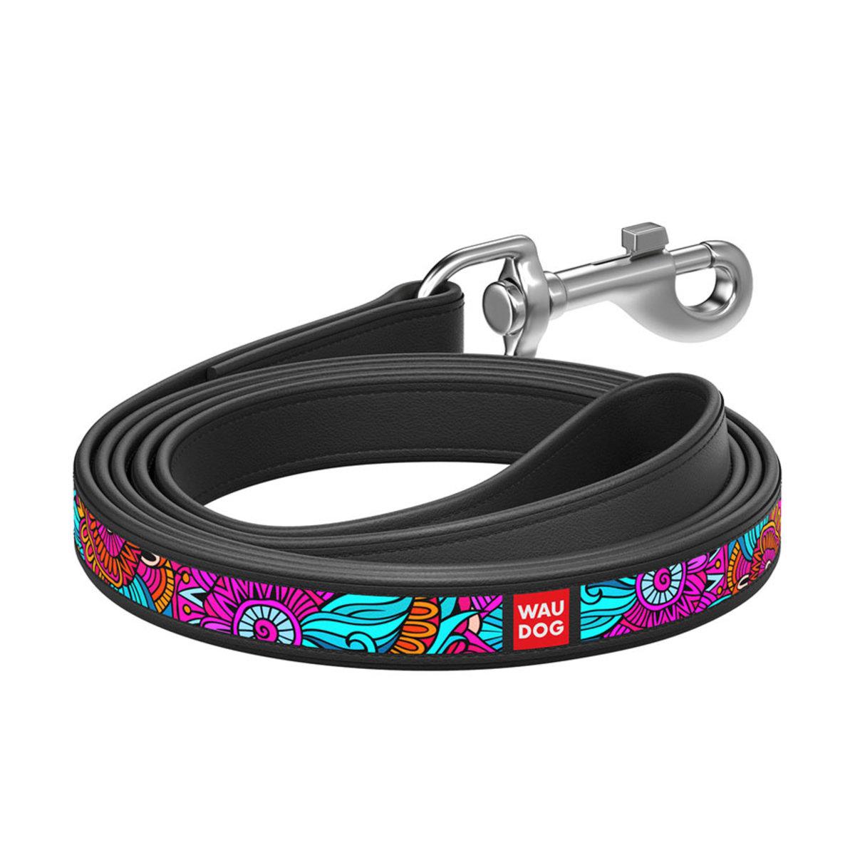 Поводок Waudog Design Лето 12 мм 122 см Черный Поводок Waudog Design Лето 12 мм 122 см Черный
