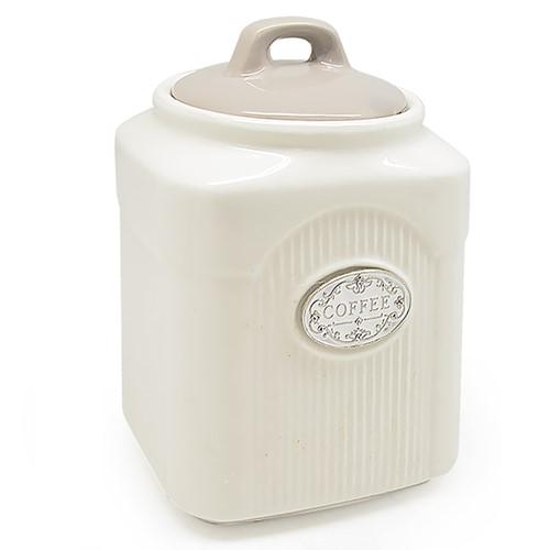 Банка с крышкой Stenson Royalty MC4061-C керамическая 700 мл 10,5х9,5х15 см (552475)