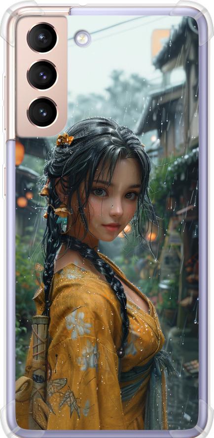 Чехол на Samsung Galaxy S21 Anime-girl (6133sp-2114-42517)