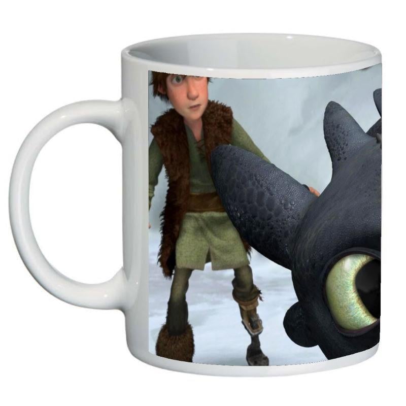Кружка с принтом SuperCup Как приручить Дракона (SC-Беззубик16)