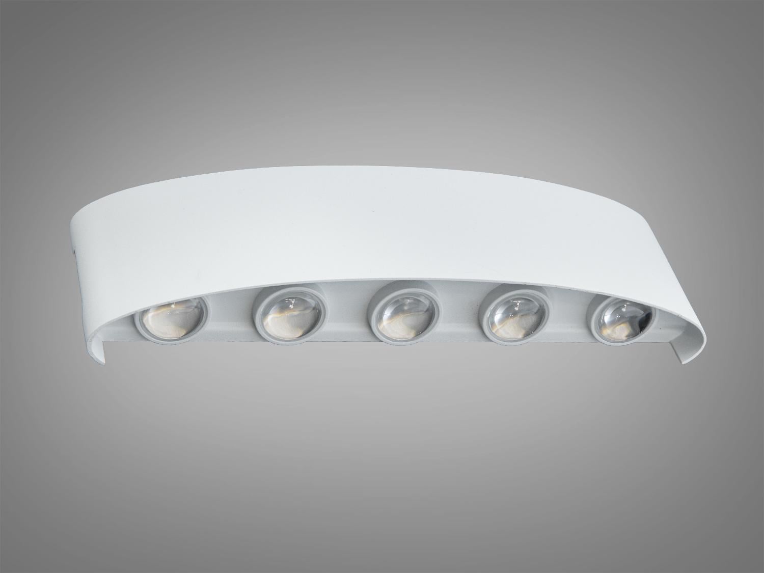 Светильник фасадный LED 10 лучей 10 Вт Белый (DFB-3205WH)