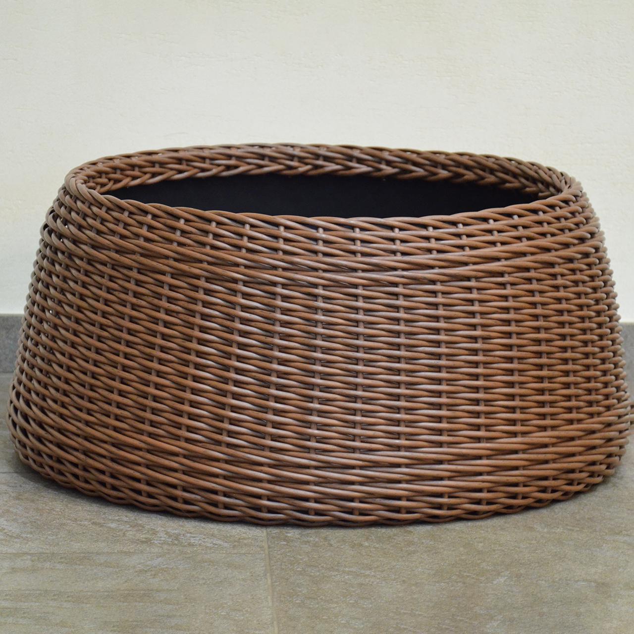 Подставка-юбка под елку плетеная из шт.учного ротанга/ручной работы XL Молочный шоколад (23380179) - фото 6 Подставка-юбка под елку плетеная из шт.учного ротанга/ручной работы XL Молочный шоколад (23380179) - фото 6