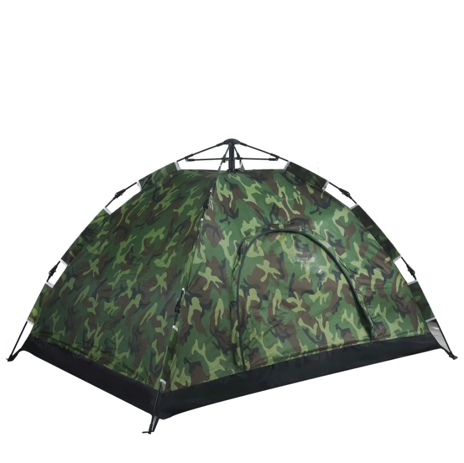 Намет туристичний 4-х місний 200х200 см каркасний Камуфляж (Е500065) - фото 10