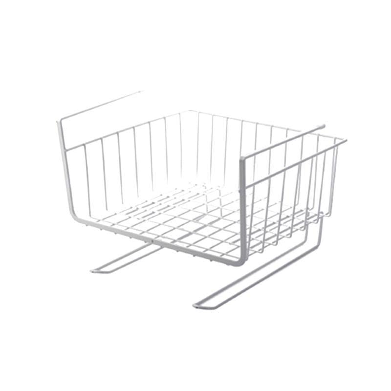 Полка навесная металическая Stenson TD01319 с держателем 29х24,5х18,5 см White (WW02861)