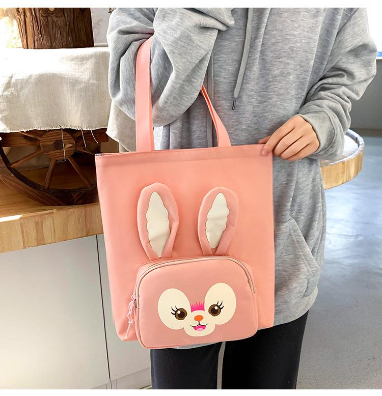 Шкільний рюкзак для дівчинки Зайчик 5в1 5-11 клас Рожевий (27667980) - фото 5 Шкільний рюкзак для дівчинки Зайчик 5в1 5-11 клас Рожевий (27667980) - фото 5