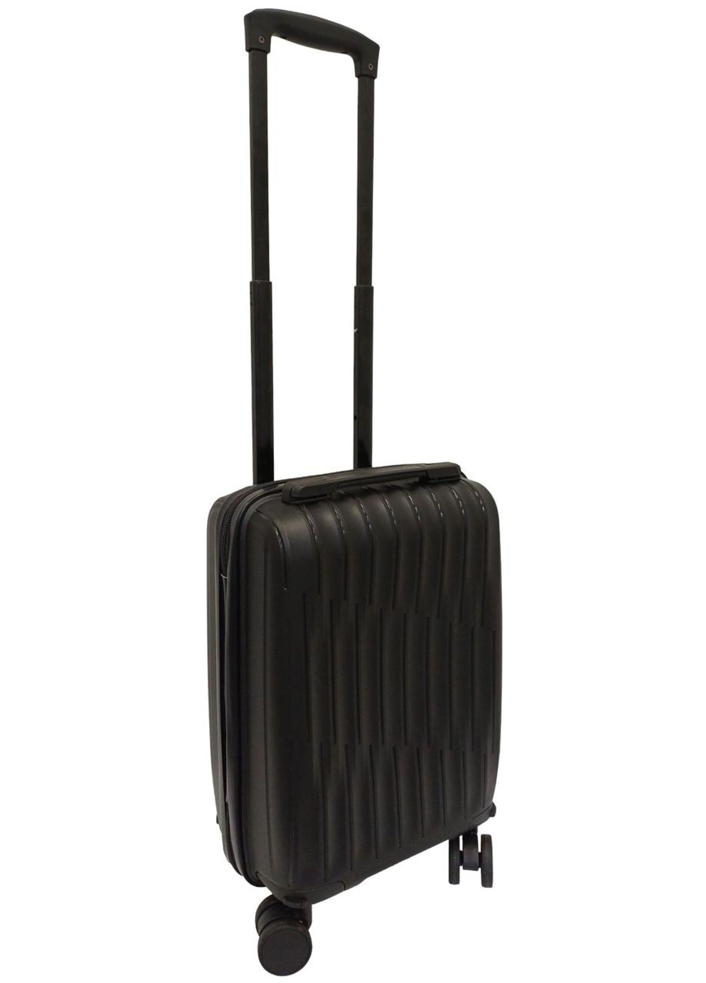 Валіза пластикова Oriental Glory міні 20 л Чорний (PP-399XS black)
