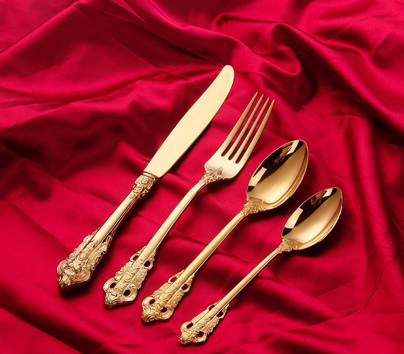 Набор столовых приборов Vintage на 4 персоны Gold (1633248005)