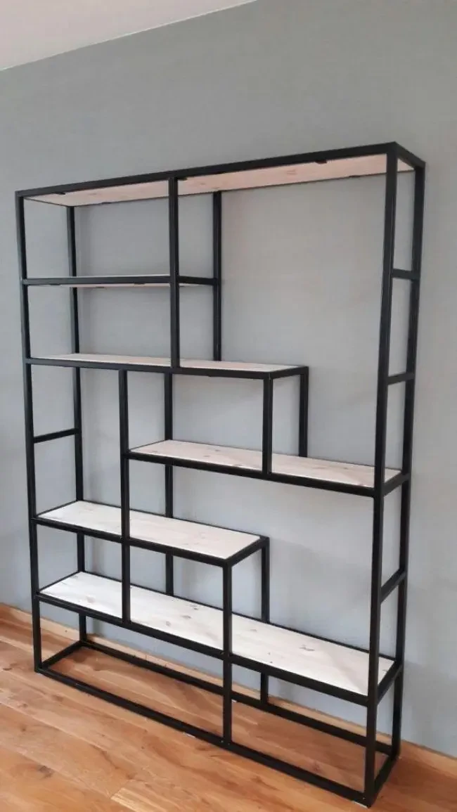 Стеллаж Loft NS-1674 с полками для работы и кабинета Черный (3075774133)