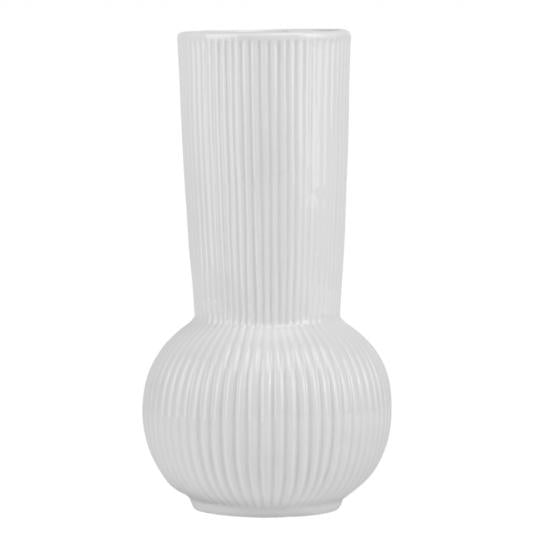 Ваза керамическая Elisey Цветочный кувшин 22,5 см Белый (9097-019)