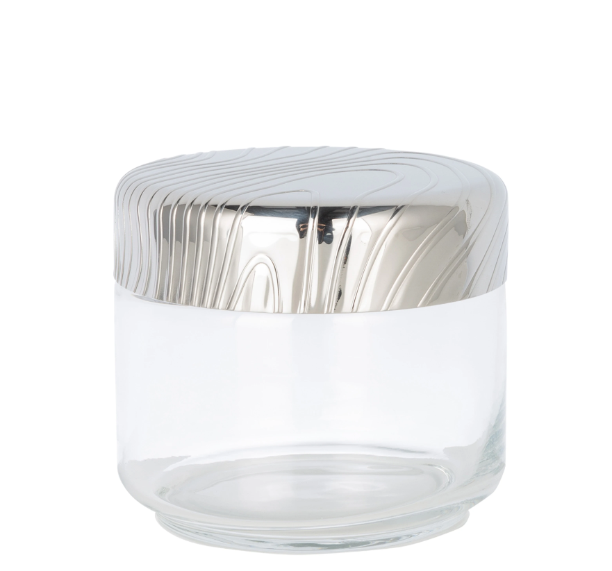Банка для хранения сыпучих продуктов Alessi Veneer из стекла 500 мл (PU05)