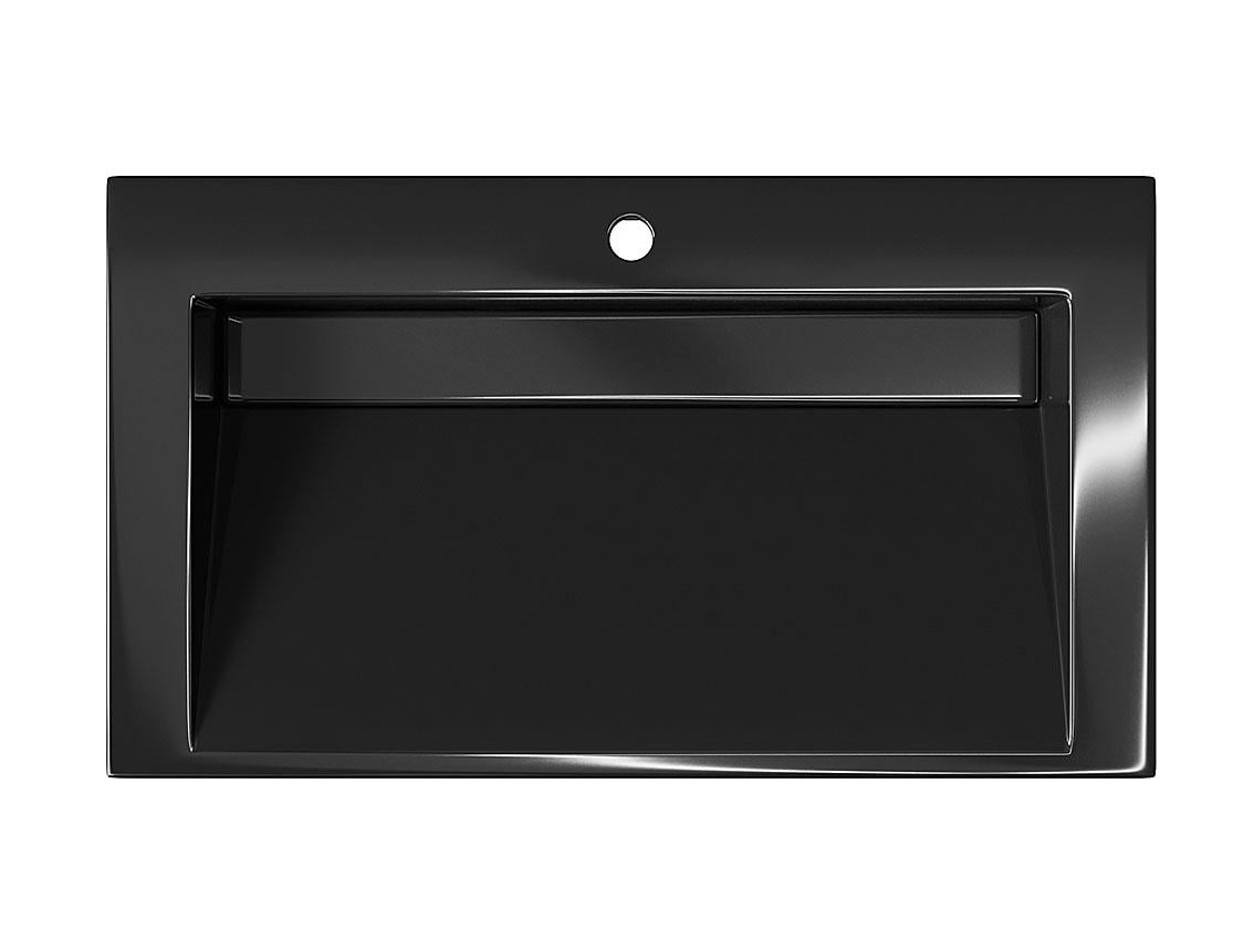 Умивальник накладний Status Boho Low 80 Black (702) - фото 3