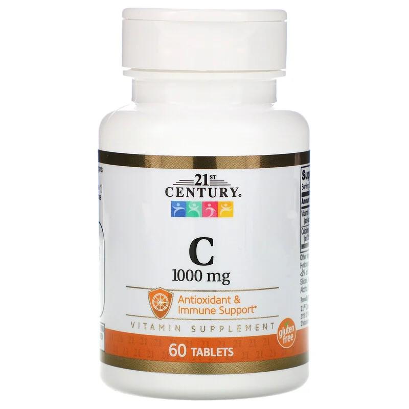 ᐉ Витамины 21st Century Vitamin C 1000 мг 60 таблеток