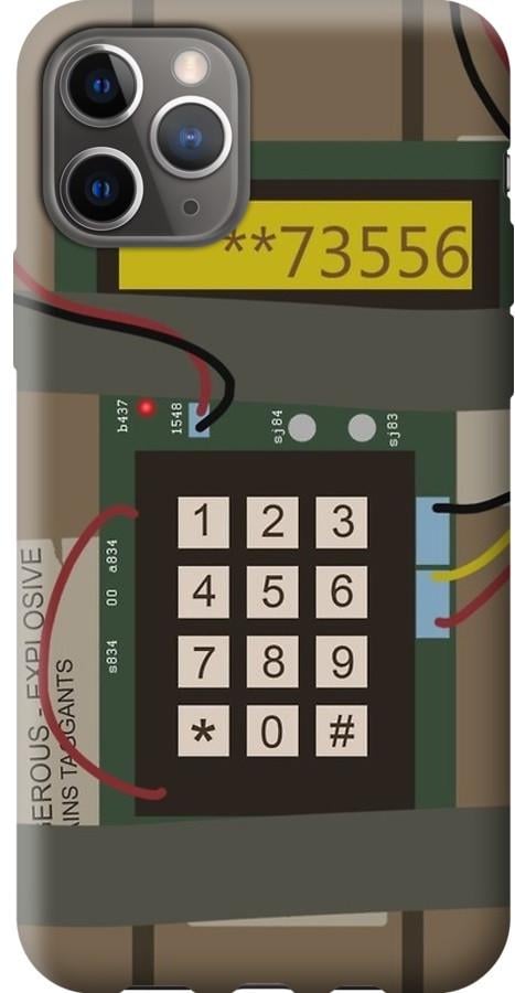 Чохол силіконовий FTS для Apple iPhone 11 Pro Max CSGO Бомба (41C4DMM)