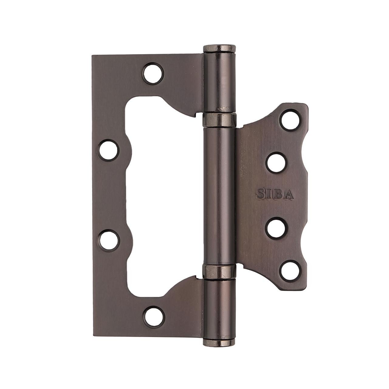 Петля дверна Siba універсальна накладна 100 мм Графіт (2BB 4"х3"х2,5mm FHP MBN) - фото 1 Петля дверна Siba універсальна накладна 100 мм Графіт (2BB 4"х3"х2,5mm FHP MBN) - фото 1