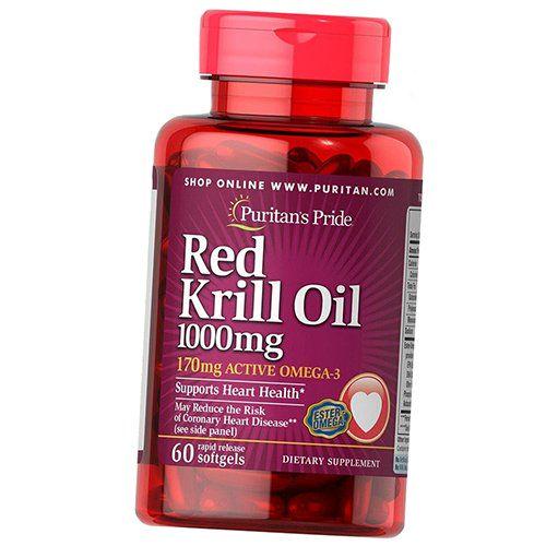 Олія криля Puritan's Pride Red Krill Oil 1000 30 гел. капс. (67367024)