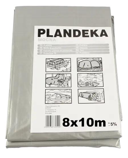 Тент PLANDEKA Wimar тарпаулін захисний 110 г/м² 8x10 м - фото 10