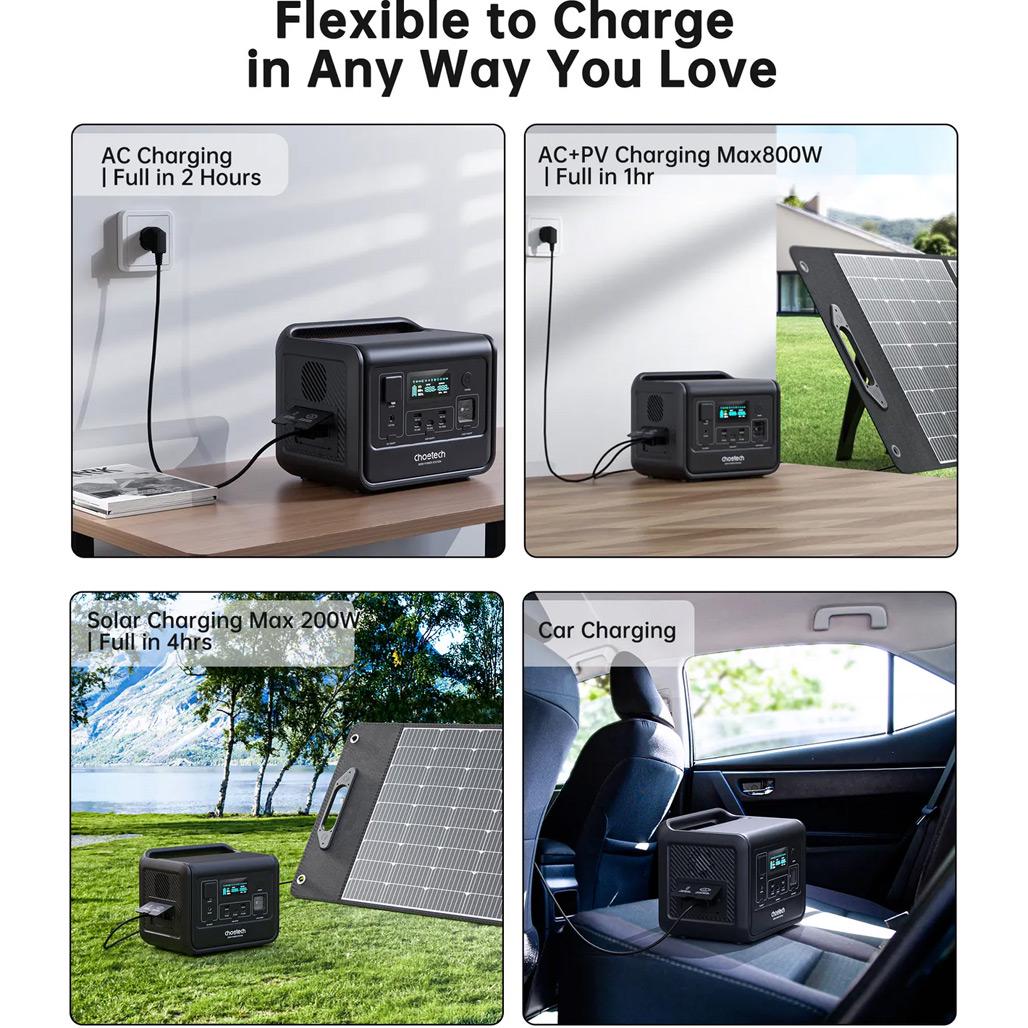 Зарядна станція Choetech BS060 800 W (123592) - фото 6 Зарядна станція Choetech BS060 800 W (123592) - фото 6