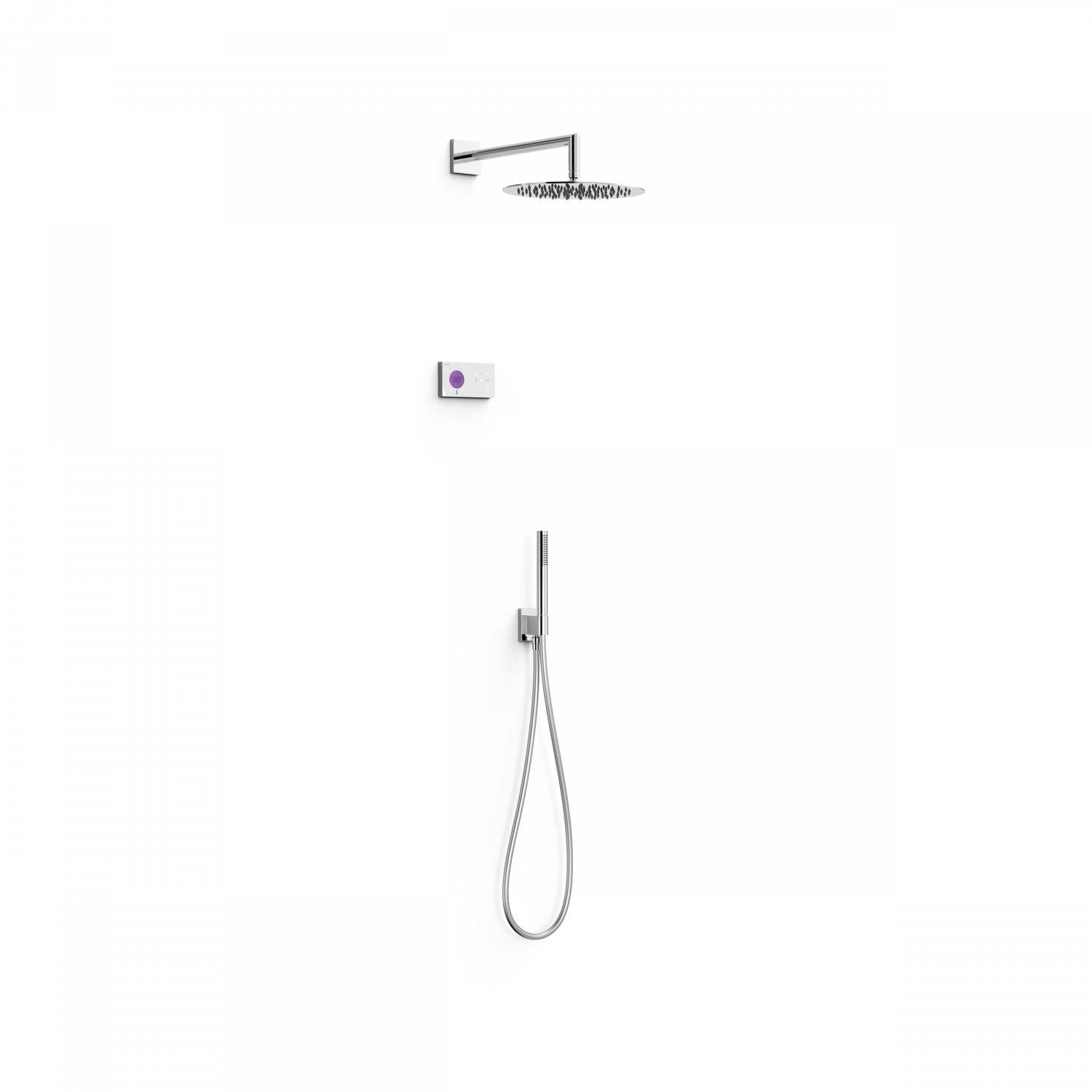Душевая система скрытого типа Tres Shower Technology 09286558 с верхним душем Хром (113765)