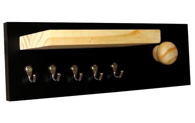 Вешалка для сумок из дерева Аксоваль 51 Венге/Бланже (ВСУ-51181201)