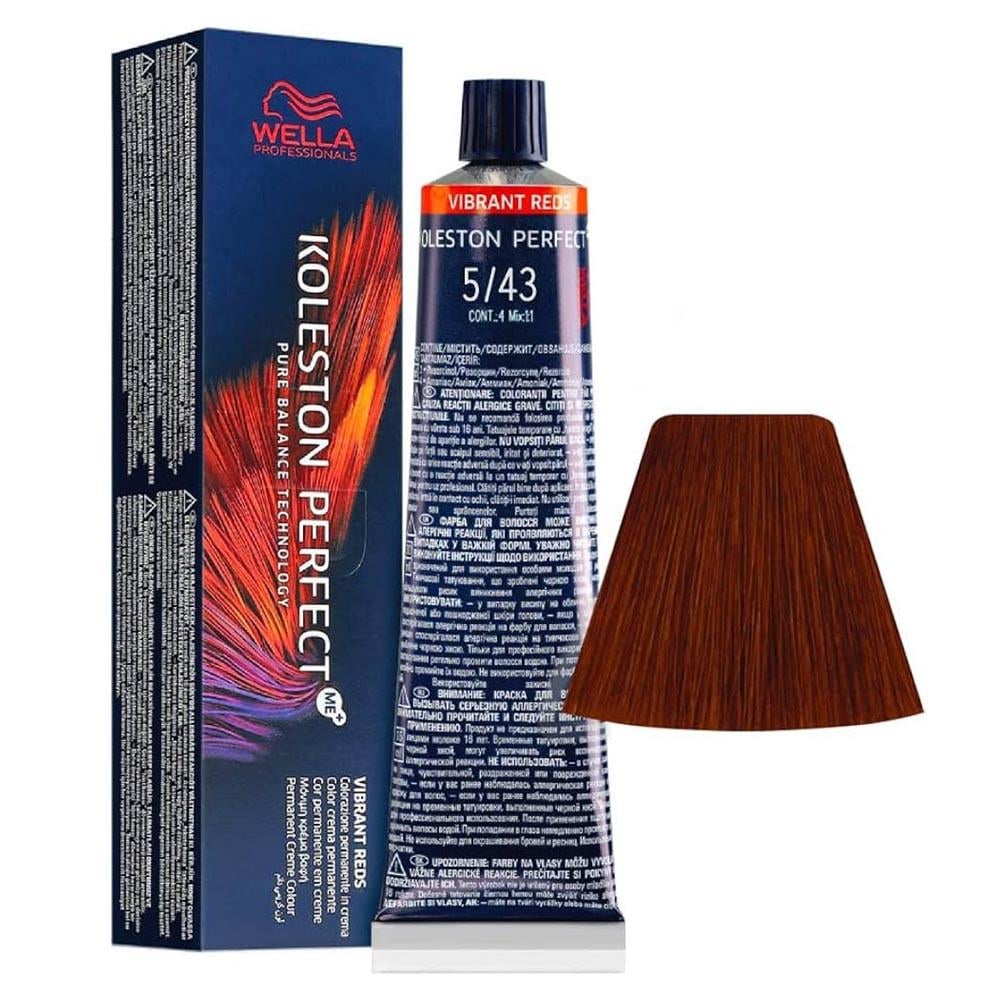 Краска для волос Wella Professionals Koleston Perfect ME+ Vibrant Reds 5/43 60 мл (22066615)