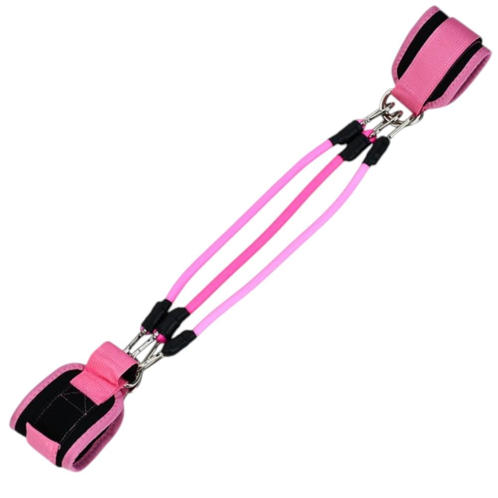 Эспандер MS 4612 латеральный универсальный 3 трубки с сопротивлением в сумке Розовый (27264262)