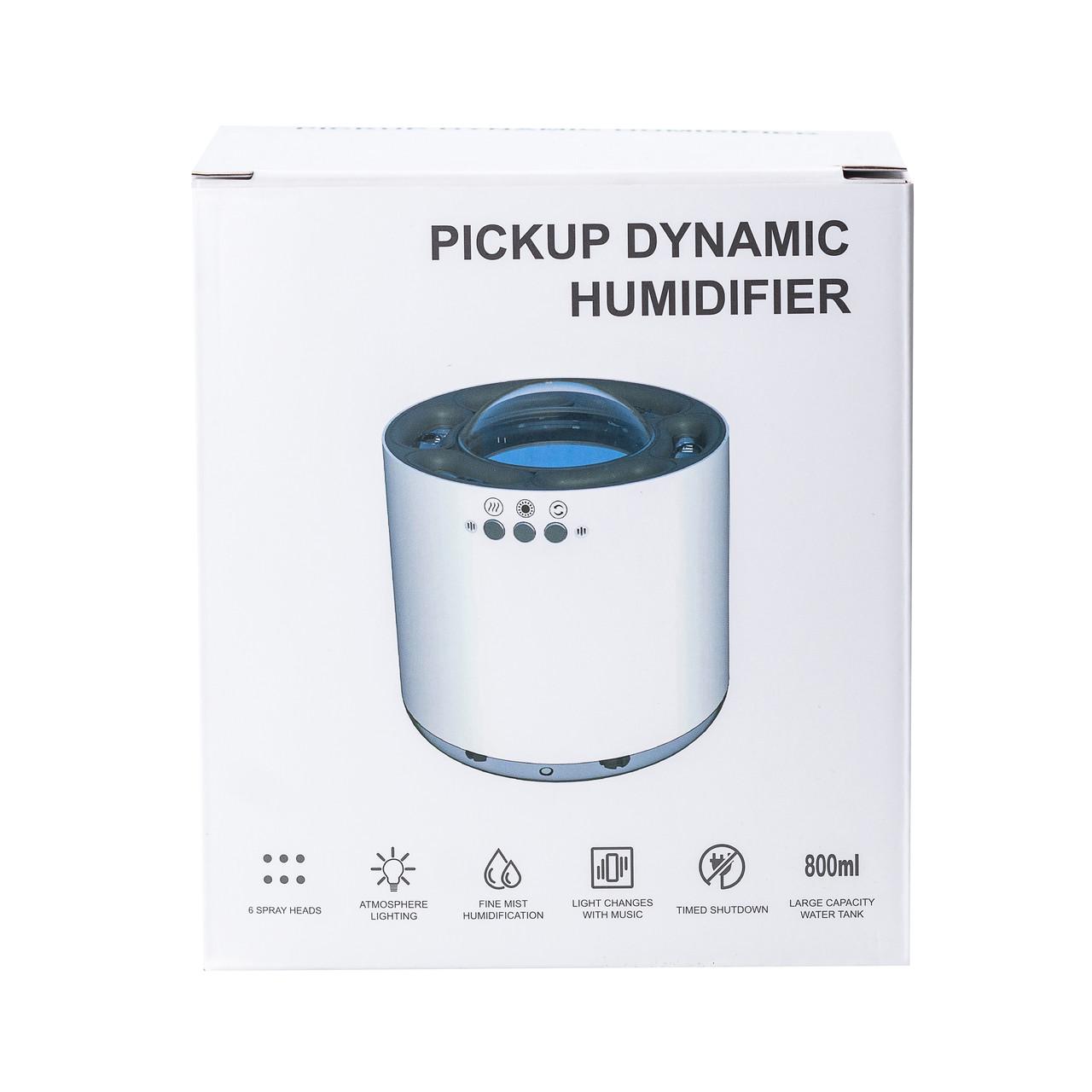 Зволожувач повітря Pickup Dynamic Humidifier з RGB-підсвічуванням і синхронізацією 800 мл Білий (27968771) - фото 9 Зволожувач повітря Pickup Dynamic Humidifier з RGB-підсвічуванням і синхронізацією 800 мл Білий (27968771) - фото 9