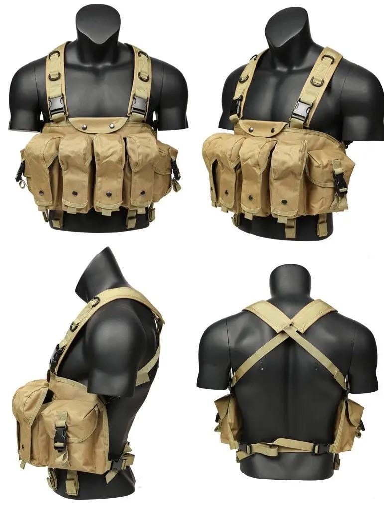 Сумка нагрудная VT-1071 разгрузка Койот (1606152213) - фото 2 Сумка нагрудная VT-1071 разгрузка Койот (1606152213) - фото 2