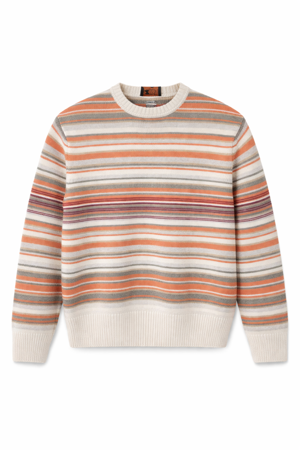 Свитер мужской вязаный в полоску L (26127454)