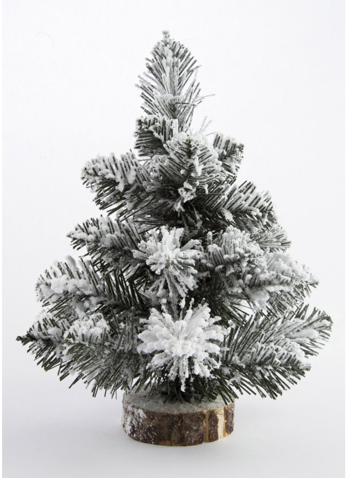 Искусственная елка заснеженная ПВХ с декором 25 см (LLG1) Искусственная елка заснеженная ПВХ с декором 25 см (LLG1)