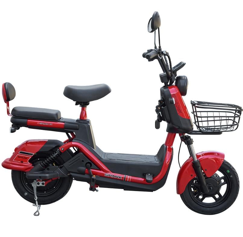 Велосипед с электромотором Spark R1 14 Красный - фото 1 Велосипед с электромотором Spark R1 14 Красный - фото 1