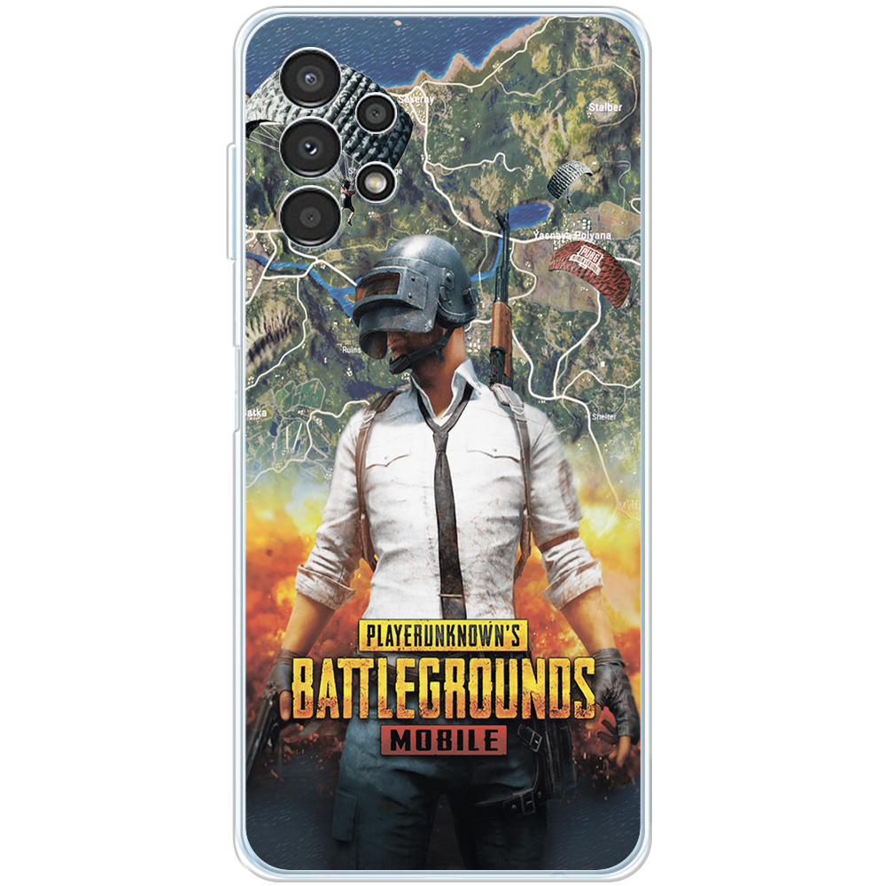 Чехол BoxFace Samsung Galaxy A13 4G (A135) PUBG Mobile Прозрачный силикон (44331-up2309-44331)