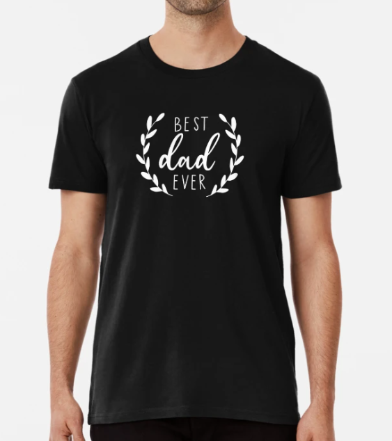 Футболка мужская Stedman с принтом Best Dad Ever XL Черный (ПАПА50-4)