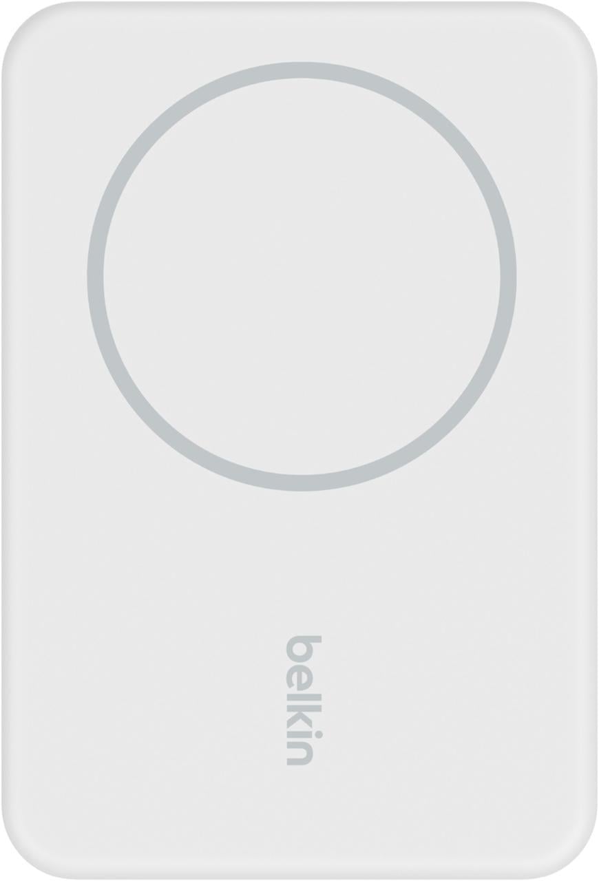 Повербанк Belkin BPD004BTWT Magnetic Wireless 5000 mAh Белый (2979397780)