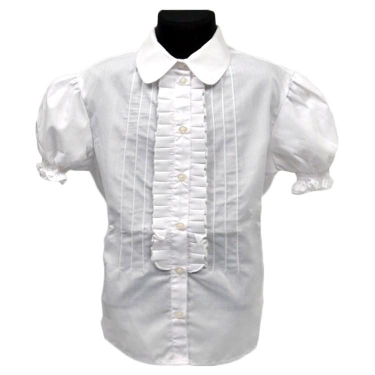 Блузка Ян Данилов 158 см Лада Белый