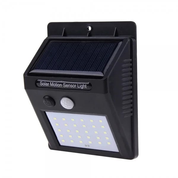 Светильник 30 LED Solar Motion Sensor Light с датчиком движения Черный (1007615-Black-1) - фото 1