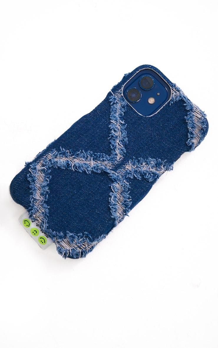 Чехол для IPHONE 13 MAX PrettyLittleThing CND1870 джинс Чехол для IPHONE 13 MAX PrettyLittleThing CND1870 джинс