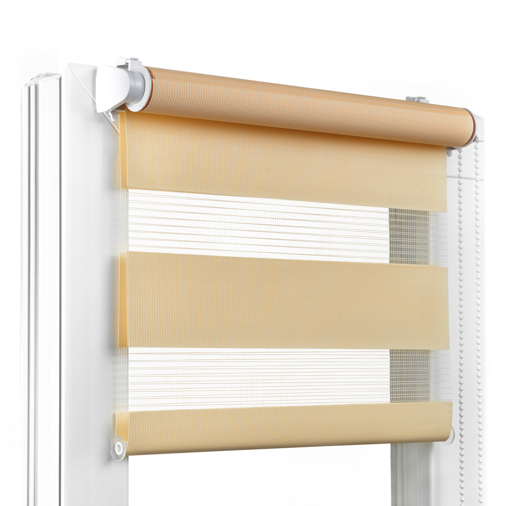 Ролета день-ночь TyulPan 62,5x170 см Персиковый - фото 1