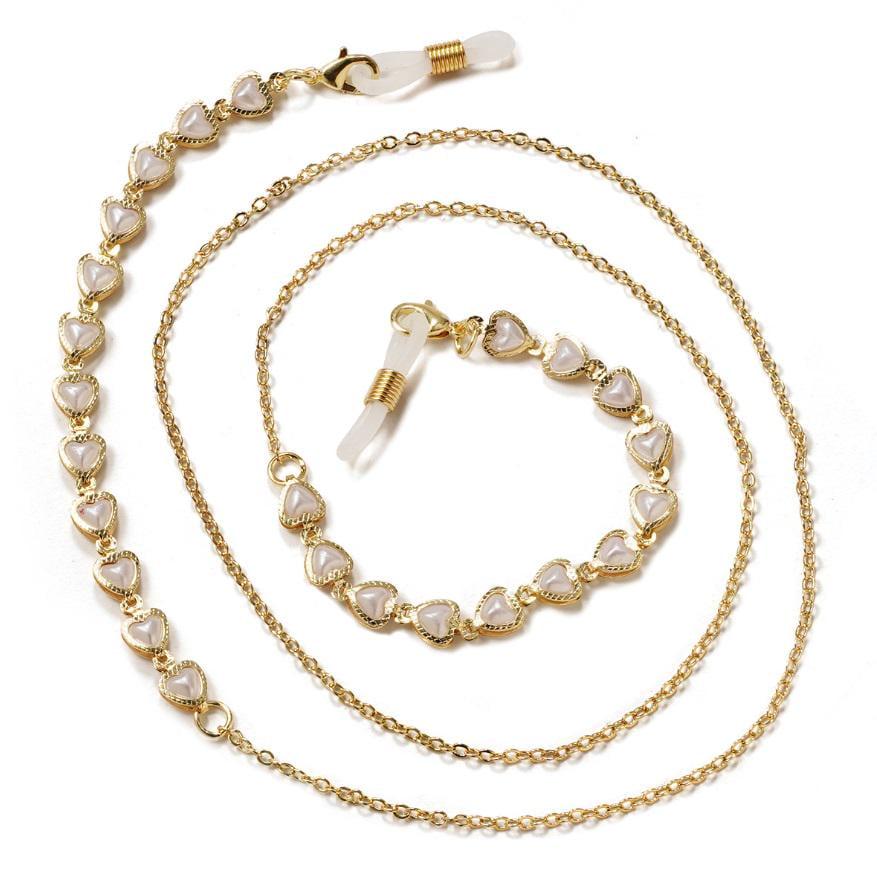 Ланцюжок для окулярів White stones 2 10274 75 см (4548212) - фото 2 Ланцюжок для окулярів White stones 2 10274 75 см (4548212) - фото 2