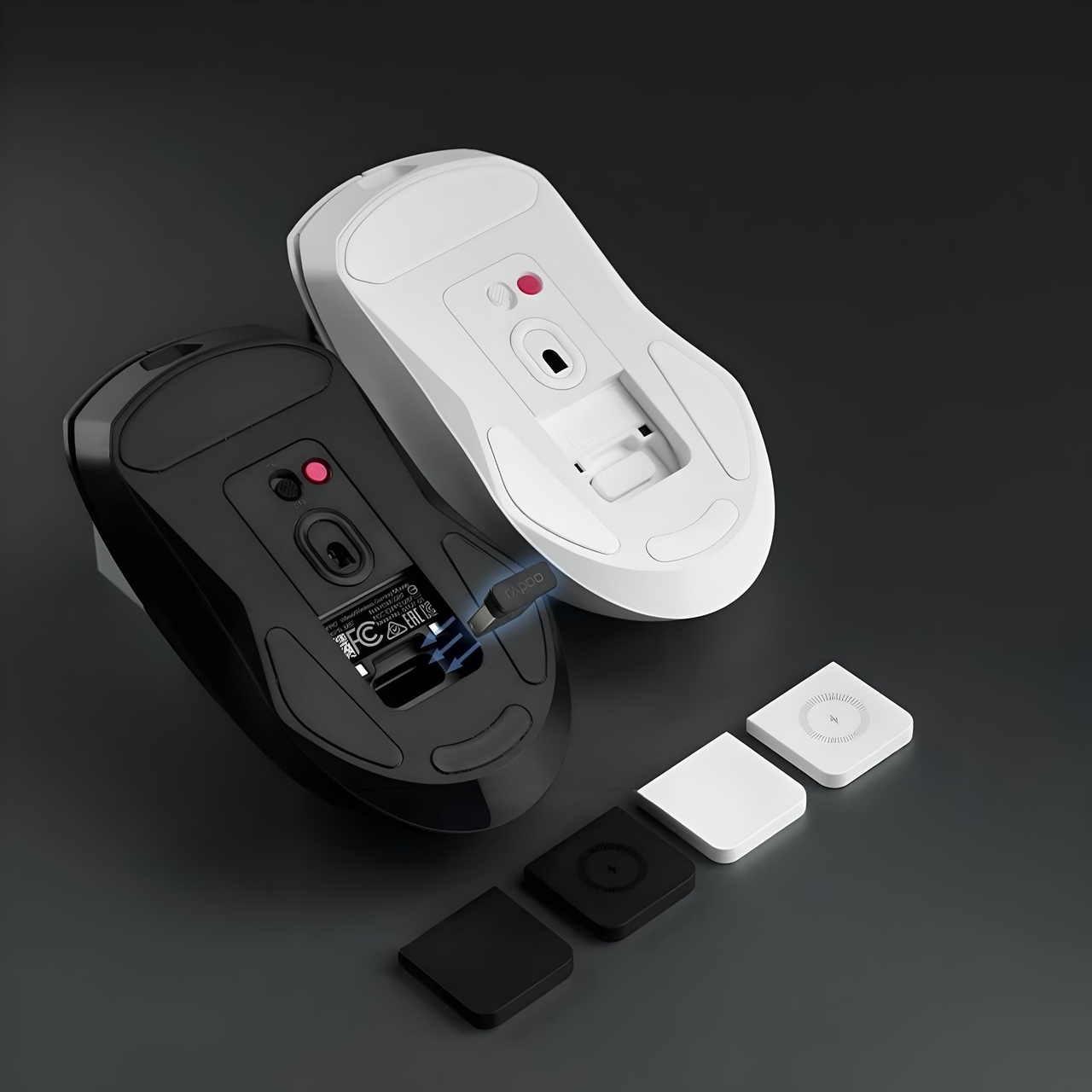 Мышь игровая Rapoo VT9PRO с комбинированным подключением 26000 DPI +4K донгл V2M/беспроводной модуль White (2571243650) - фото 4 Мышь игровая Rapoo VT9PRO с комбинированным подключением 26000 DPI +4K донгл V2M/беспроводной модуль White (2571243650) - фото 4