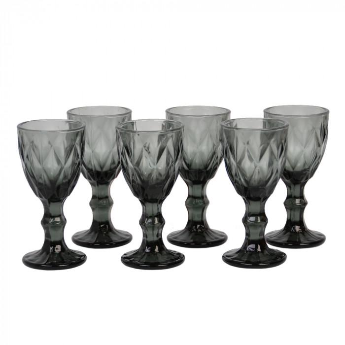 Набор рюмок Art Rhombus VB30 стекло 6 шт. Черный (DR000088)