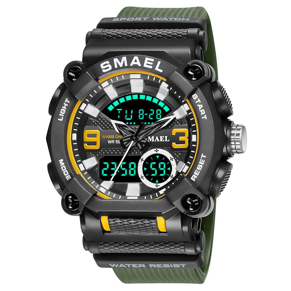 Часы мужские наручные Smael 8052 watсh Army Green (15184)