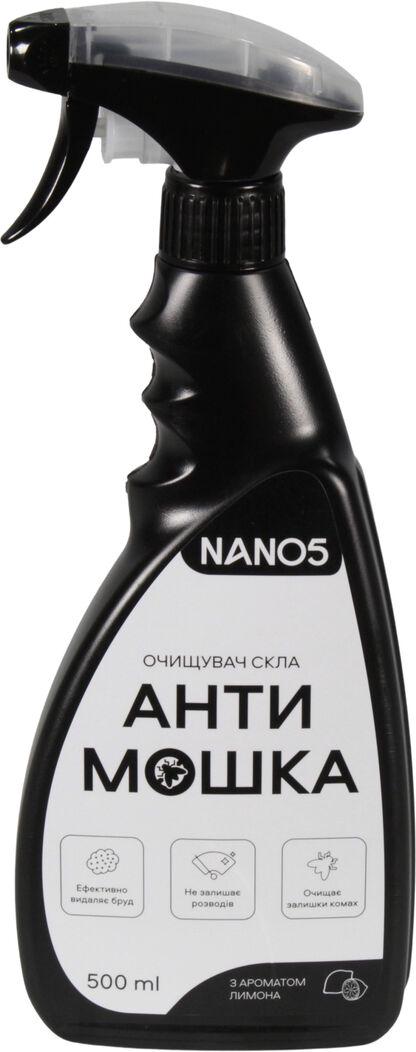 Очиститель стекла NANO5 АНТИМОШКА 500 мл (N50019)