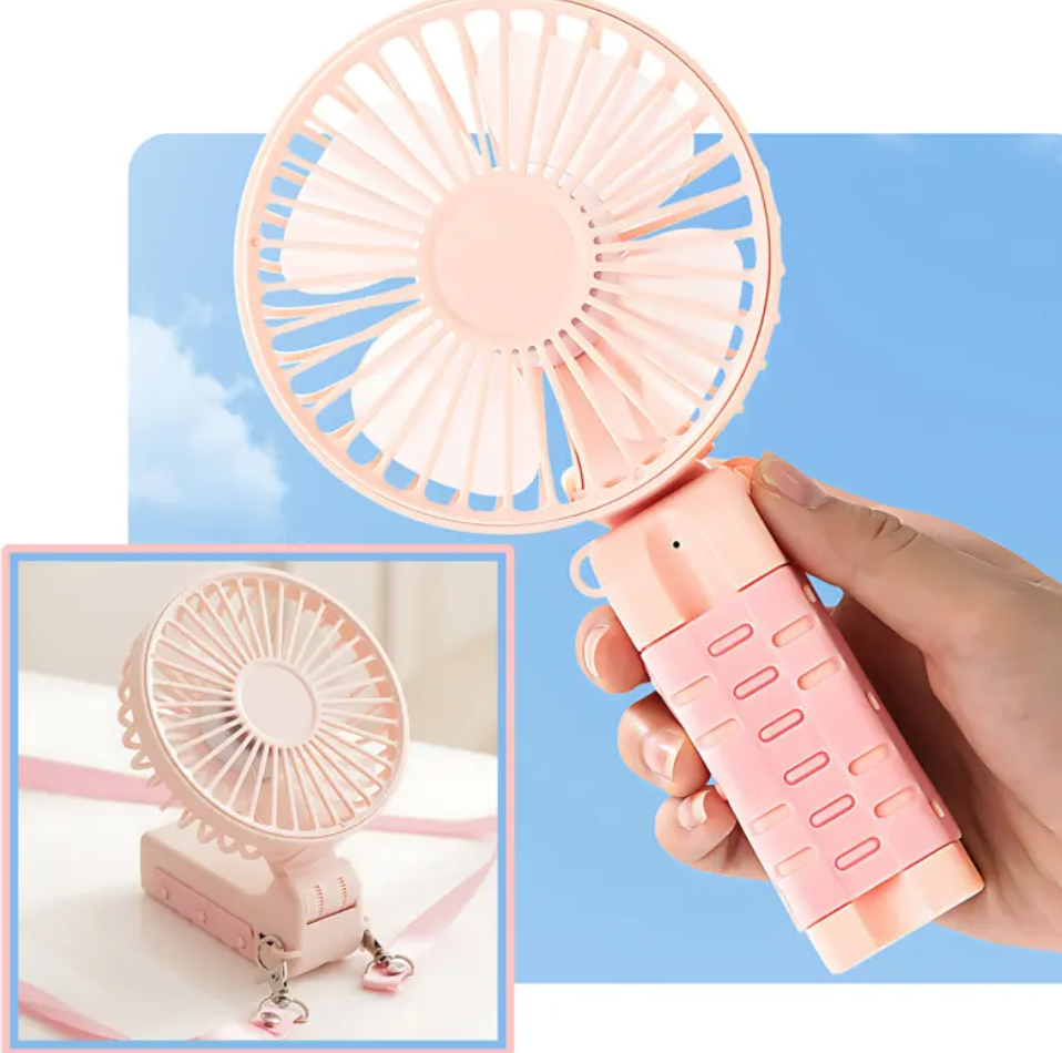 Міні-вентилятор портативний із 3 швидкостями - фото 2 Міні-вентилятор портативний із 3 швидкостями - фото 2