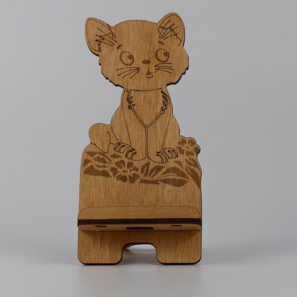 Підставка-тримач для телефону з дерева 21 (03020014)