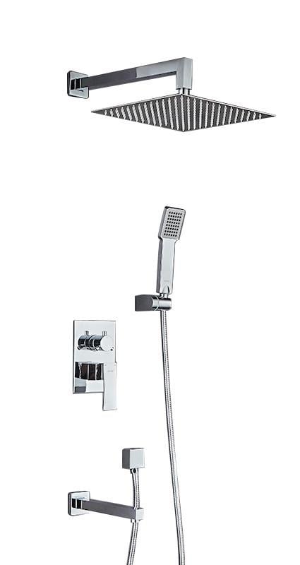 Душевая система встраиваемая Gappo G7102 излив-переключатель на лейку 3-функции Хром Душевая система встраиваемая Gappo G7102 излив-переключатель на лейку 3-функции Хром