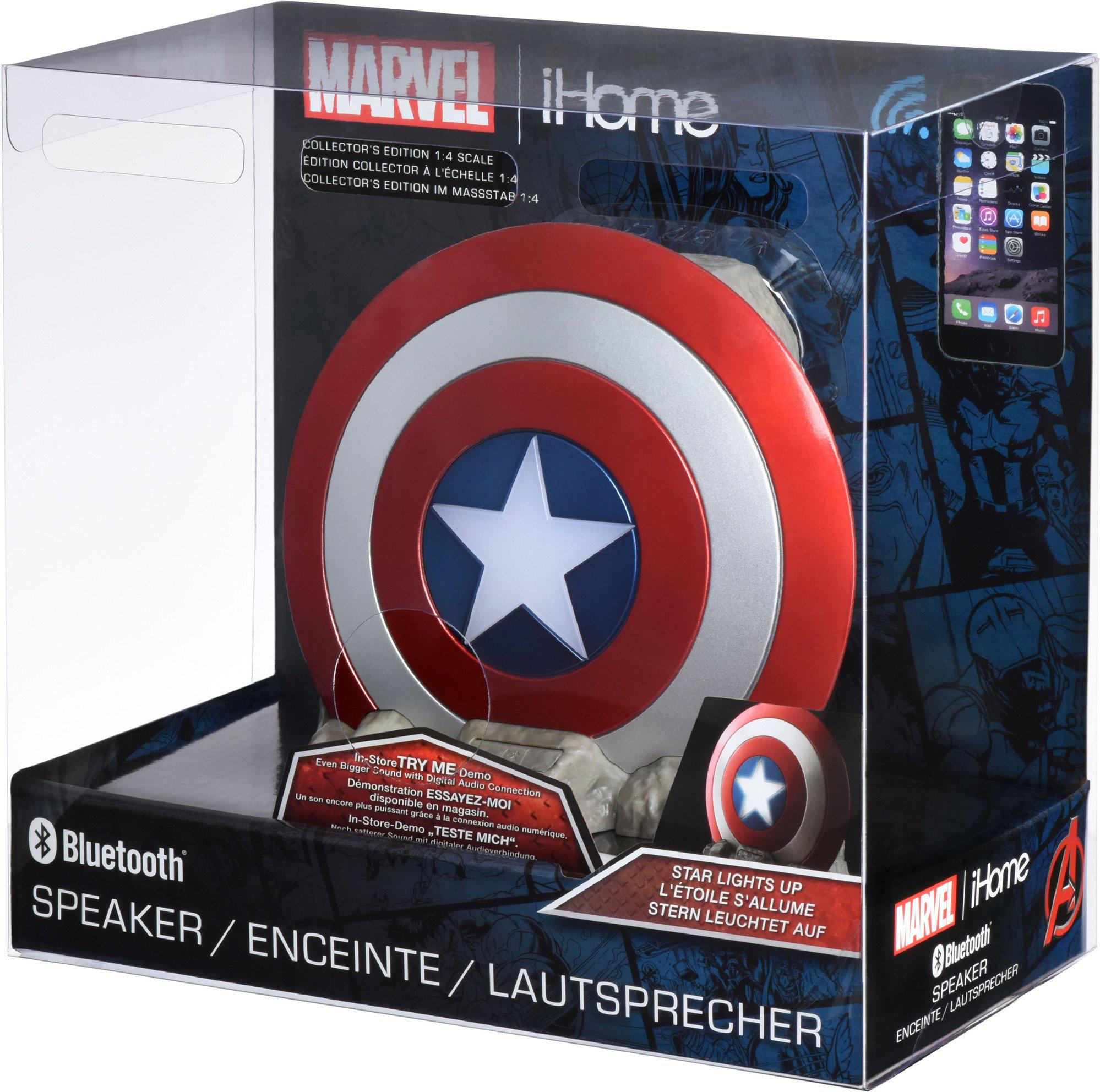 Колонка Ekids iHome Marvel. Captain America (VI-B72CA.11MV7) - фото 4