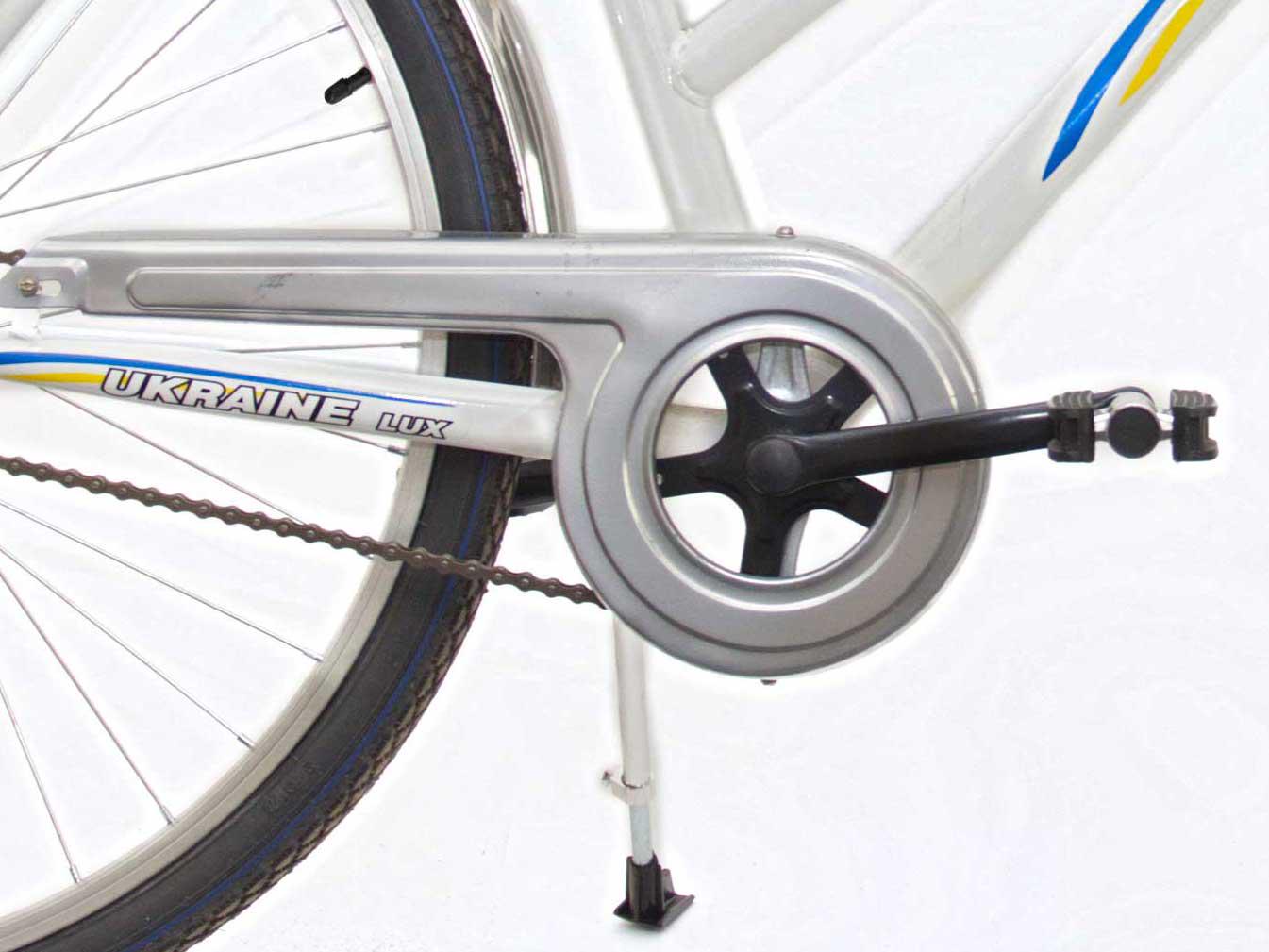 Велосипед Україна ХВЗ LUX65CZ 28″ cталь Білий - фото 7